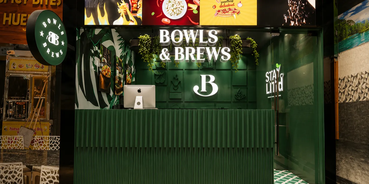 Bowls and Brews Miyapur Commercial Interior Design